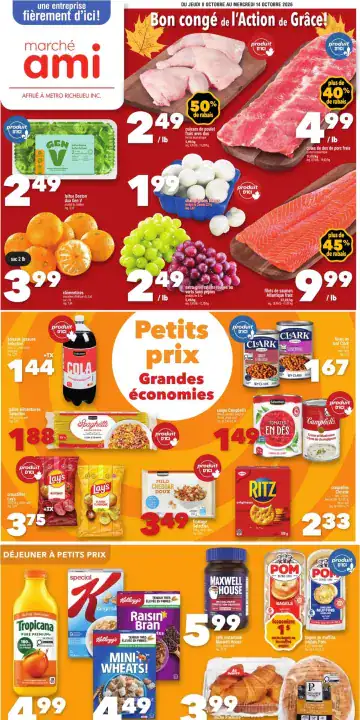 Aperçu de la Circulaire Marché Ami du 8 au 14 octobre 2026