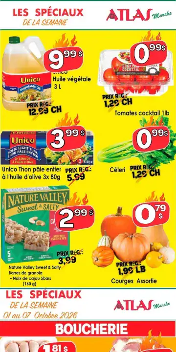 Aperçu de la Circulaire Marché Atlas du 1 au 7 octobre 2026