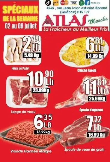 Page 2 du circulaire Marché Atlas.