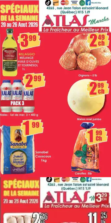 Aperçu de la Circulaire Marché Atlas du 20 au 26 août 2026