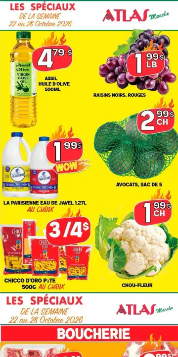 Aperçu de la Circulaire Marché Atlas du 22 au 28 octobre 2026