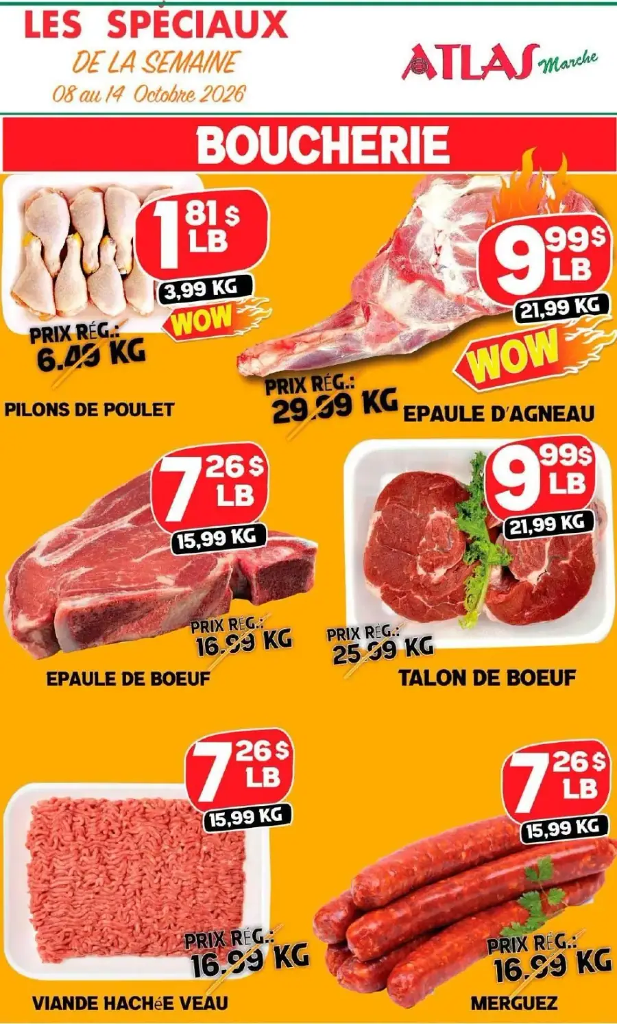 Page 2 du circulaire Marché Atlas.