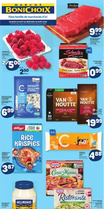 Aperçu de la Circulaire Marché Bonichoix du 20 au 26 août 2026
