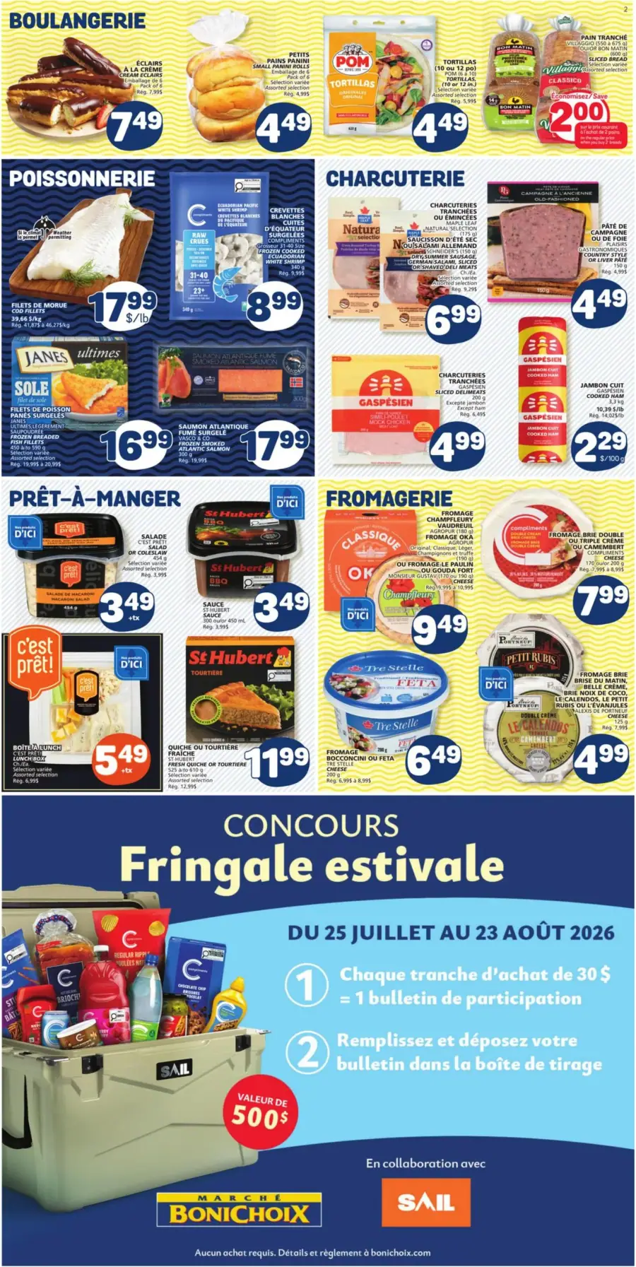 Page 3 du circulaire Marché Bonichoix.