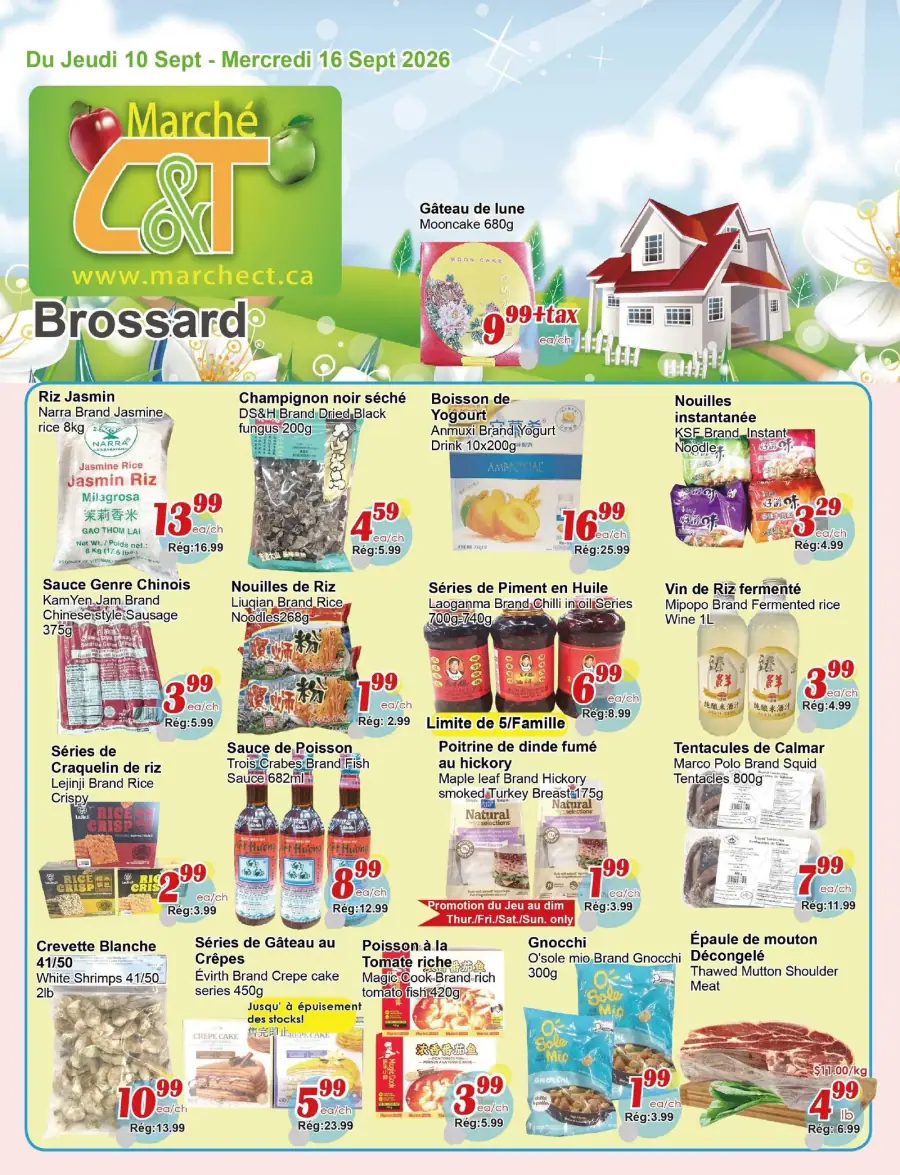 Page 2 du circulaire Marché C&T.