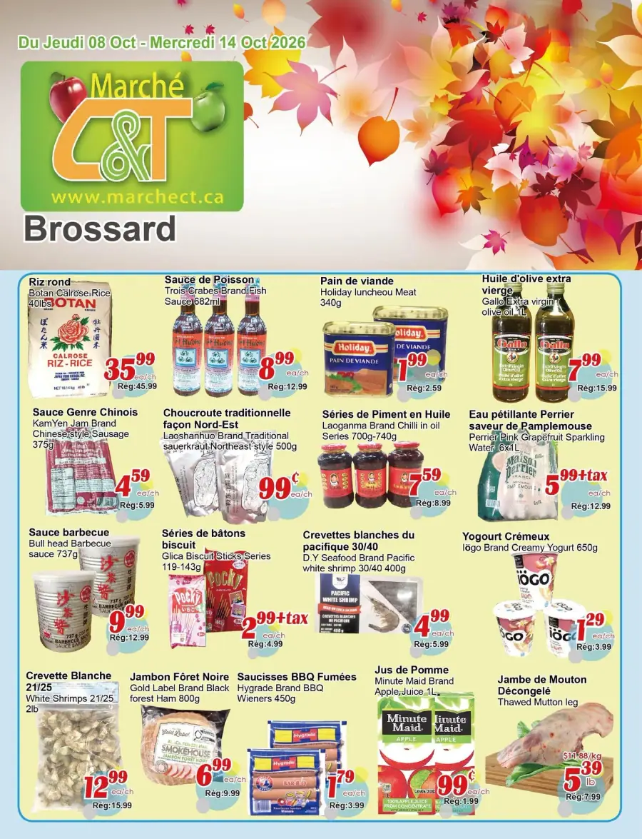 Page 2 du circulaire Marché C&T.