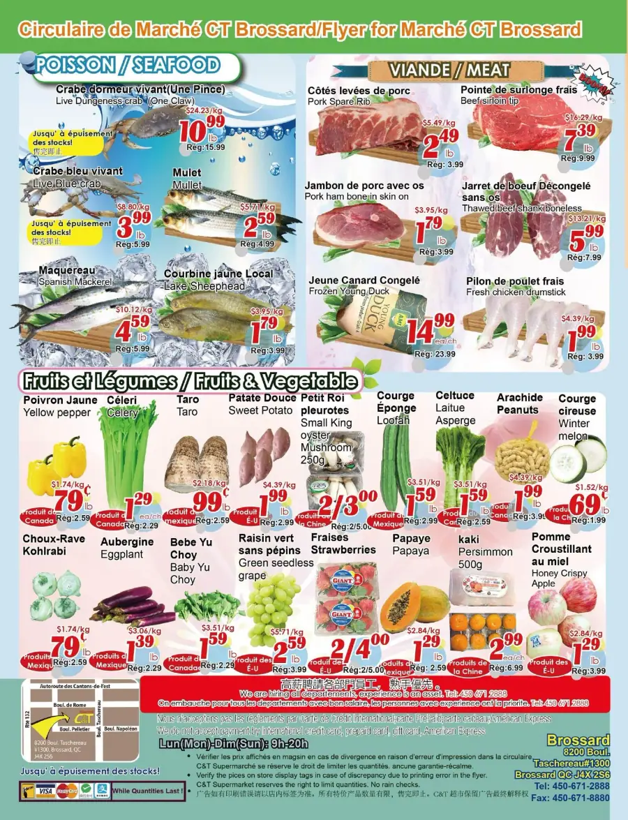 Page 3 du circulaire Marché C&T.