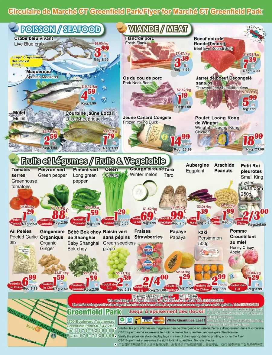 Page 2 du circulaire Marché C&T.