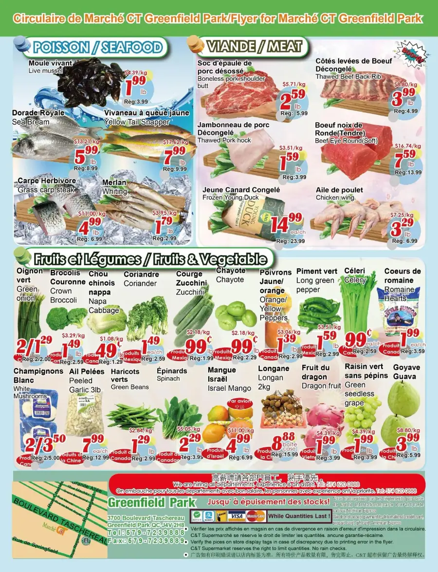 Page 4 du circulaire Marché C&T.