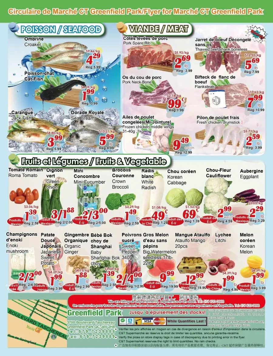 Page 2 du circulaire Marché C&T.
