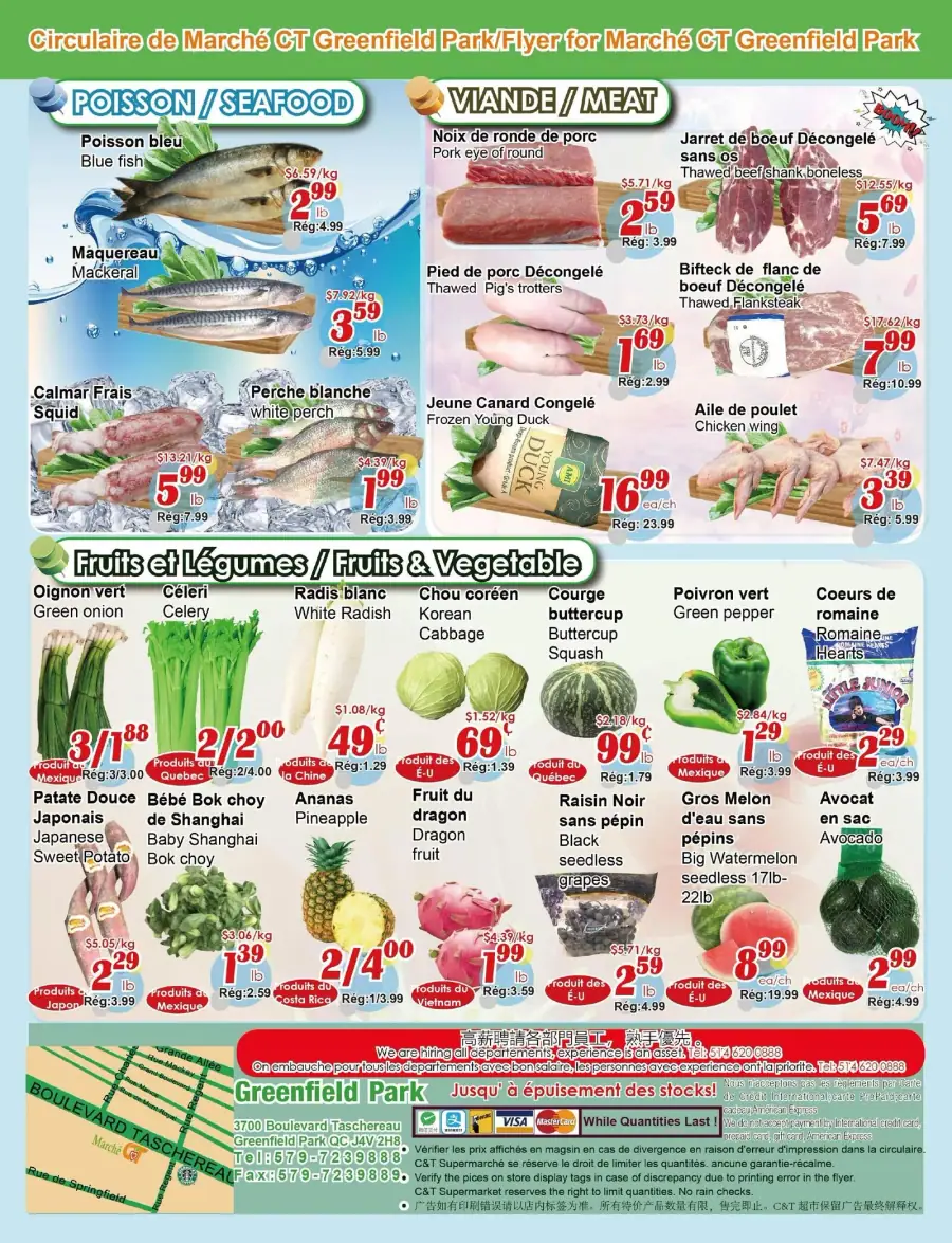 Page 4 du circulaire Marché C&T.