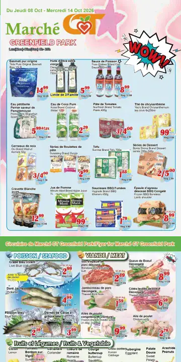 Aperçu de la Circulaire Marché C&T Greenfield Park du 8 au 14 octobre 2026