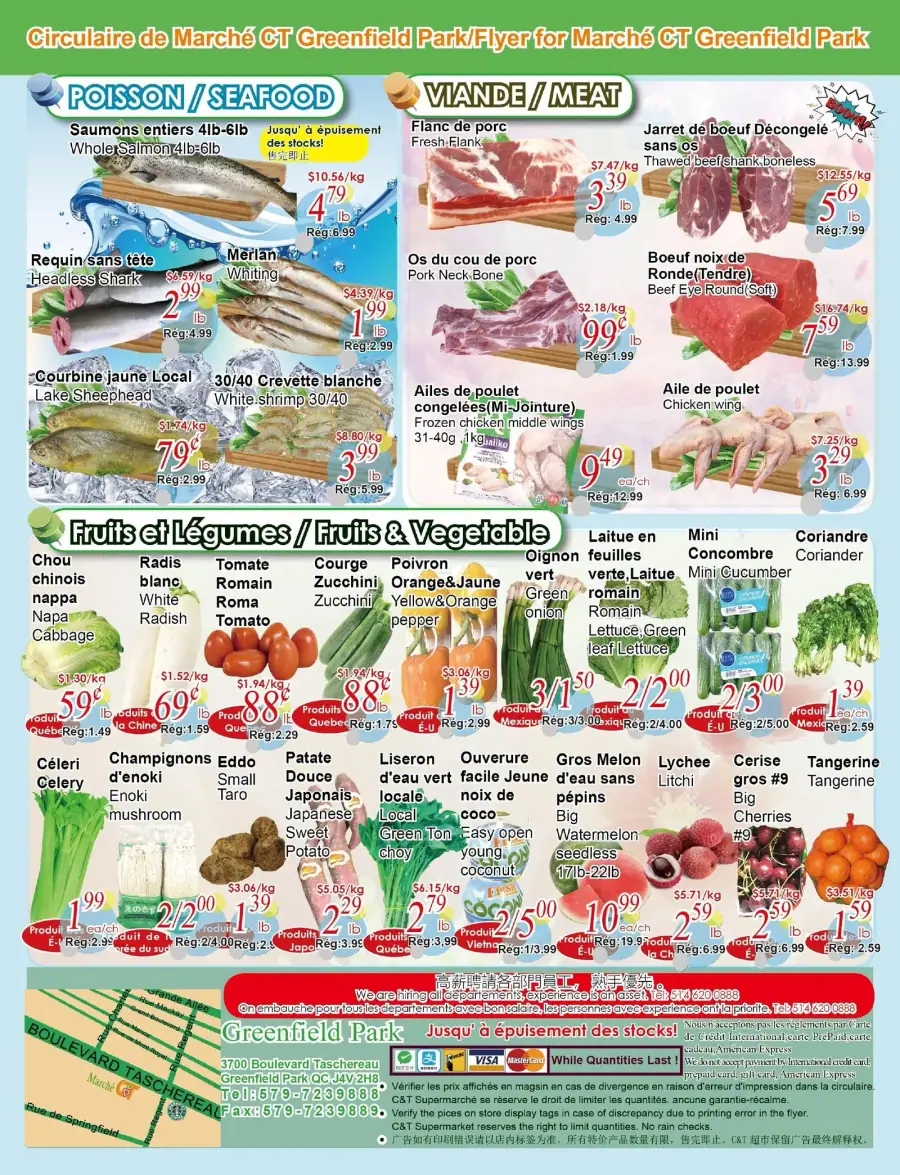 Page 2 du circulaire Marché C&T.