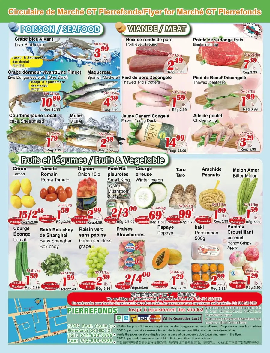Page 2 du circulaire Marché C&T.