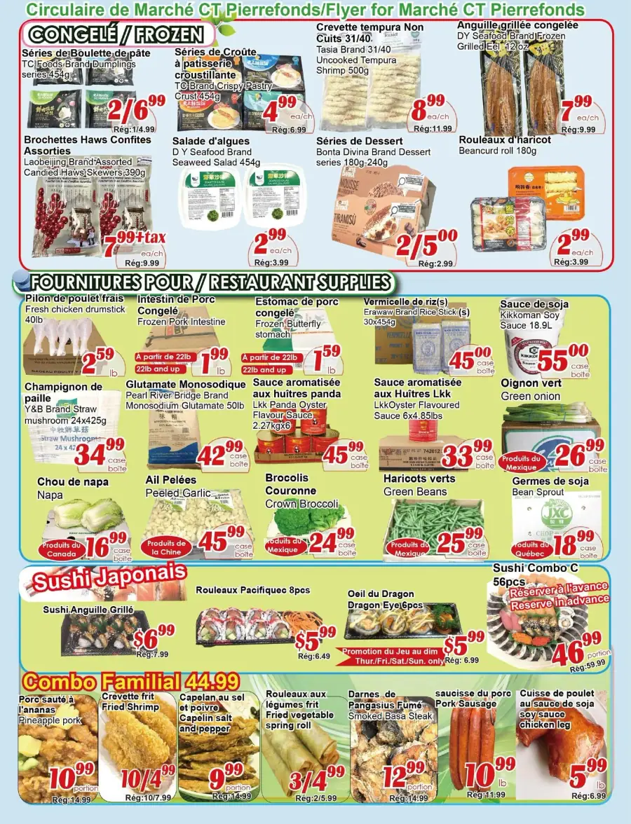 Page 4 du circulaire Marché C&T.