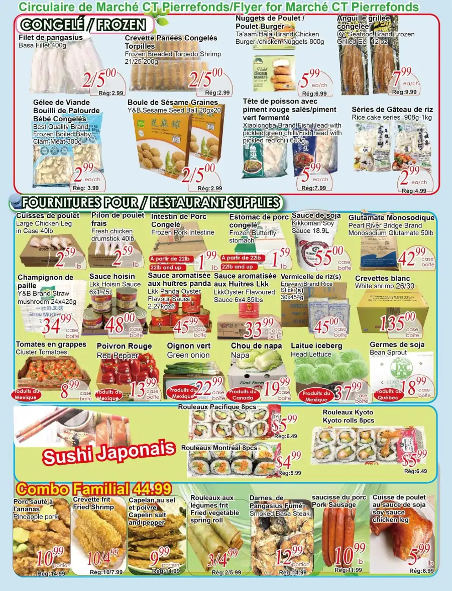 Page 4 du circulaire Marché C&T.