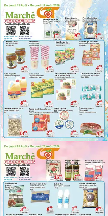 Aperçu de la Circulaire Marché C&T Pierrefonds-Roxboro du 20 au 26 août 2026
