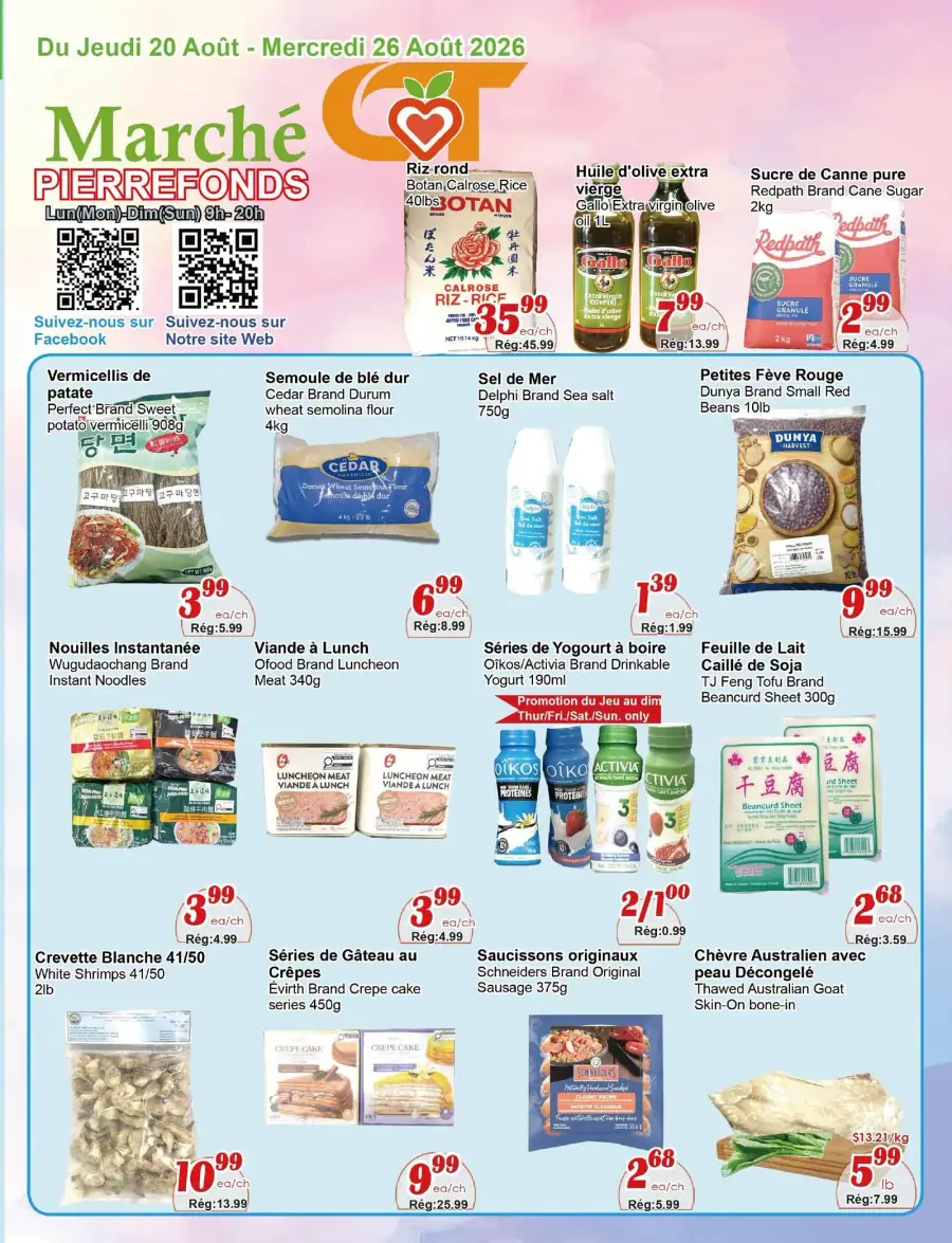 Page 2 du circulaire Marché C&T.
