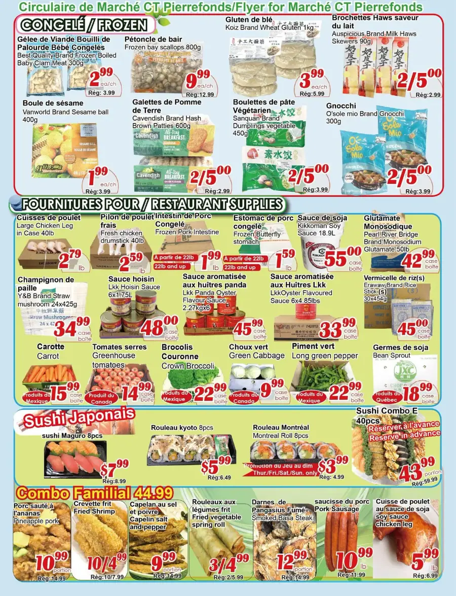 Page 8 du circulaire Marché C&T.