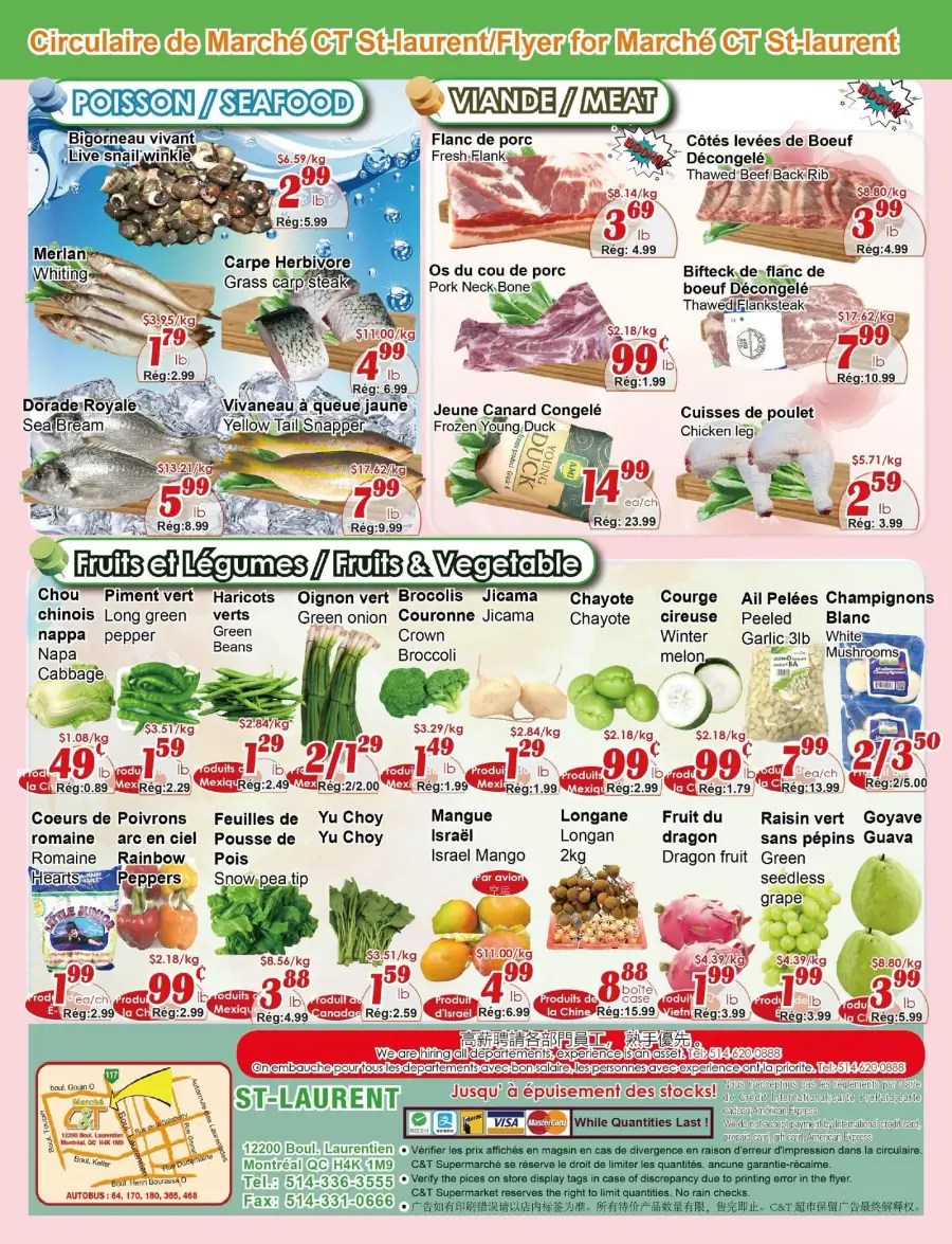 Page 2 du circulaire Marché C&T.
