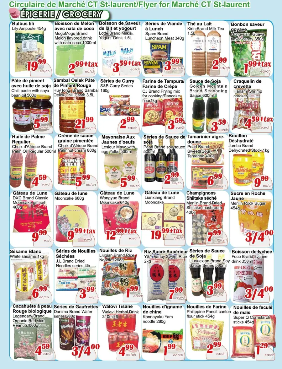 Page 3 du circulaire Marché C&T.