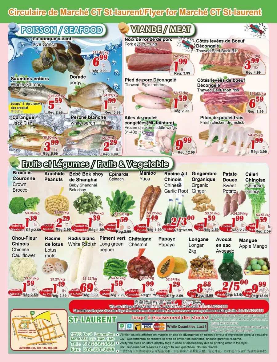 Page 2 du circulaire Marché C&T.