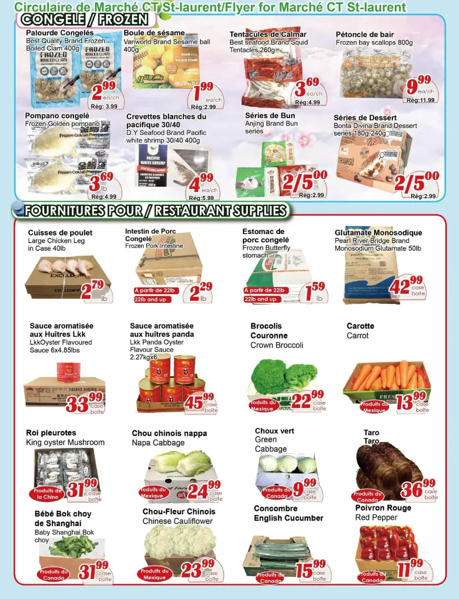 Page 4 du circulaire Marché C&T.