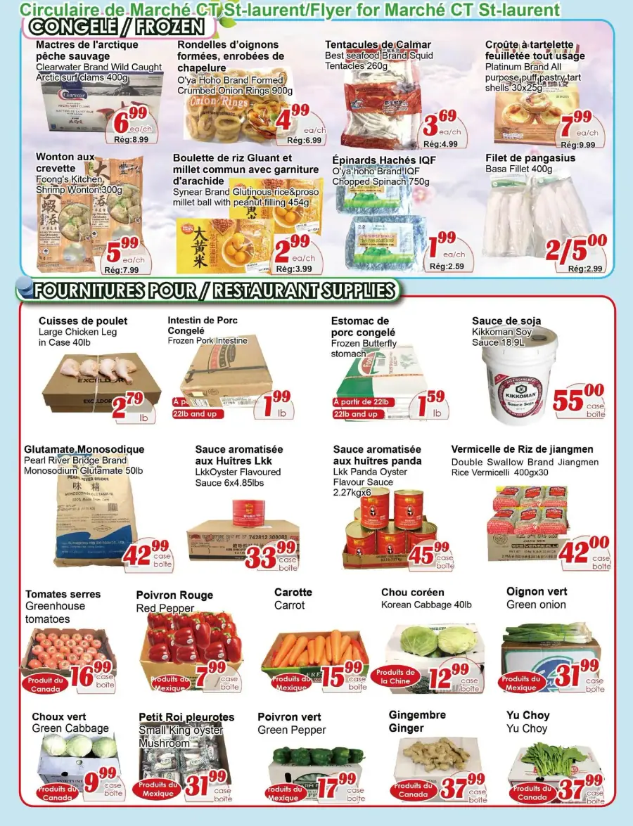 Page 4 du circulaire Marché C&T.