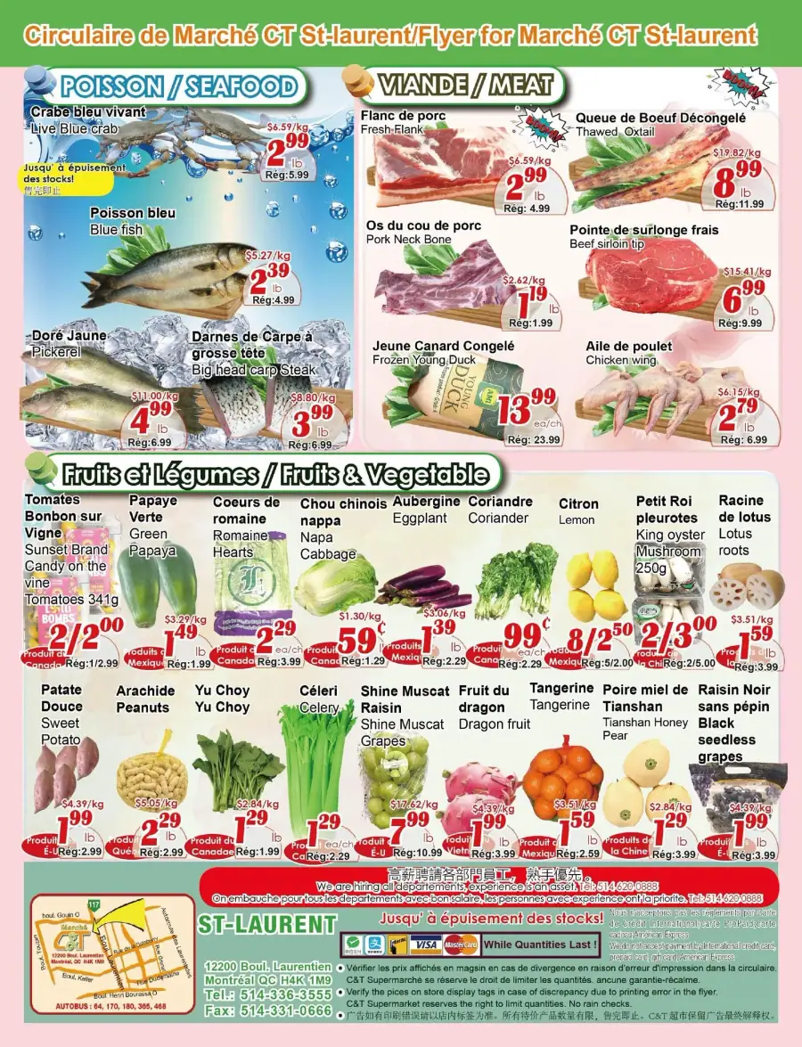 Page 2 du circulaire Marché C&T.