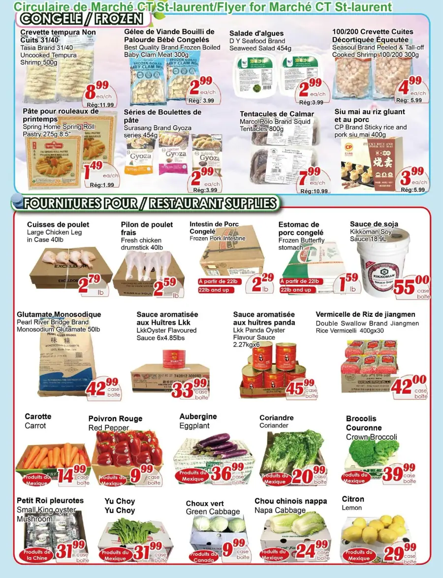 Page 4 du circulaire Marché C&T.