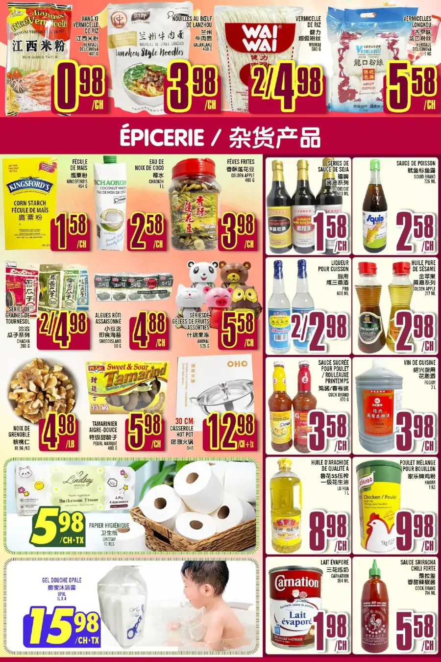Page 4 du circulaire Marché Lian Tai.