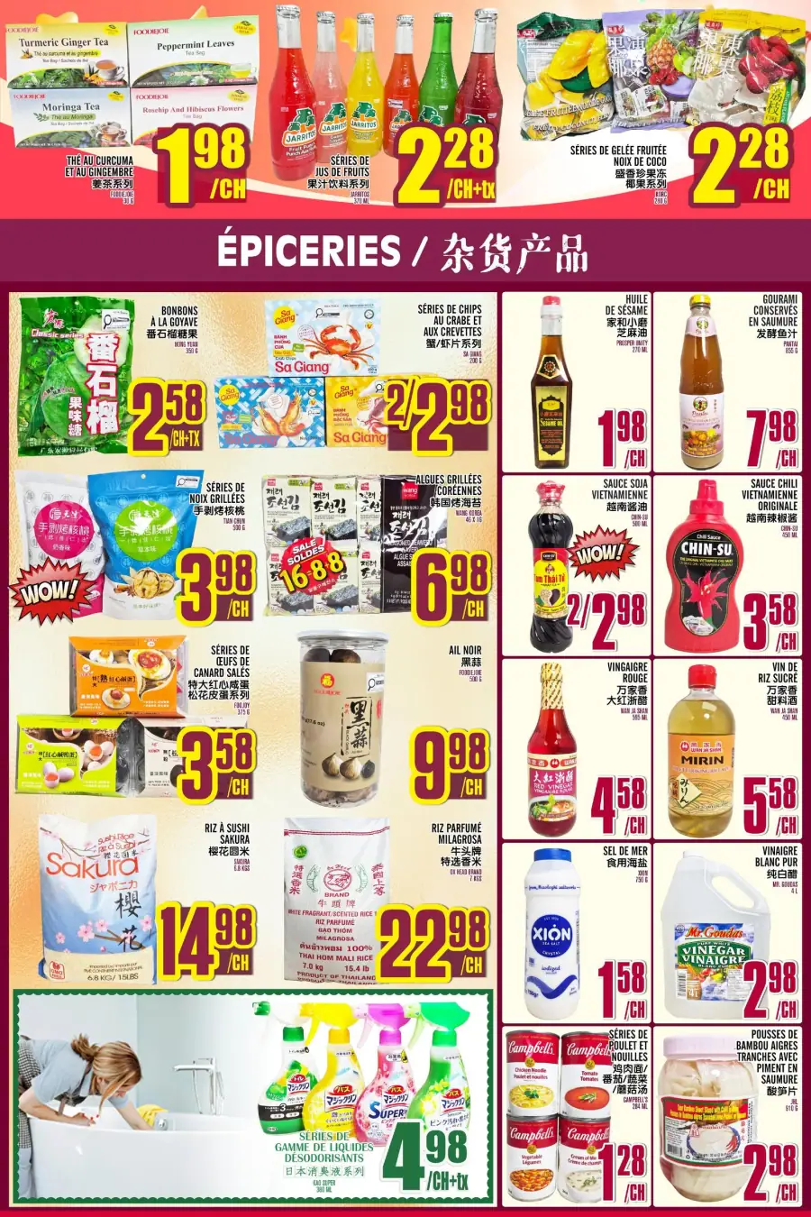 Page 4 du circulaire Marché Lian Tai.