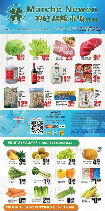 Aperçu de la Circulaire Marché Newon Jean-Talon du 2 au 8 octobre 2026