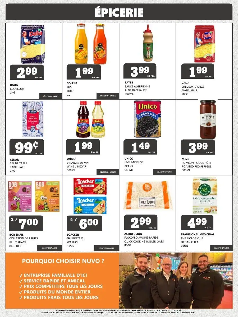 Page 2 du circulaire Marché Nuvo.