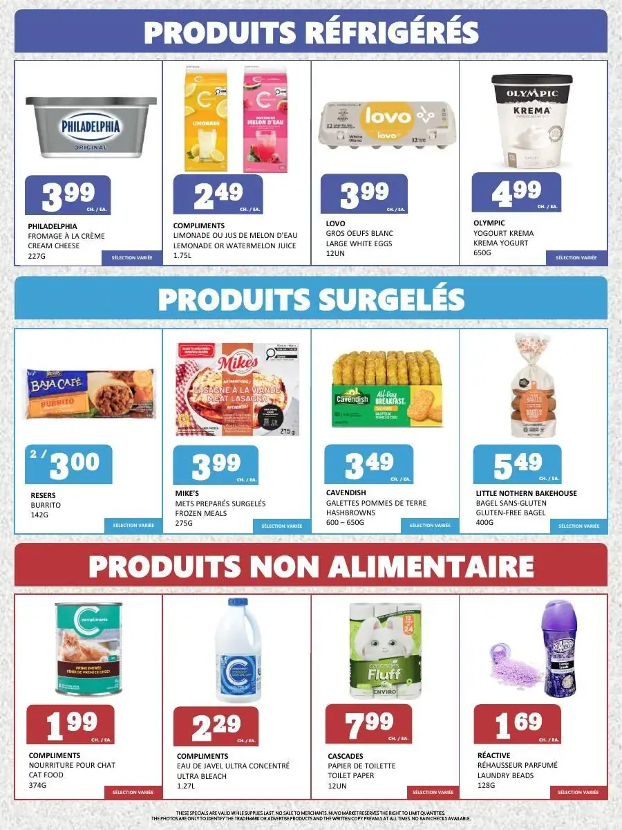 Page 3 du circulaire Marché Nuvo.