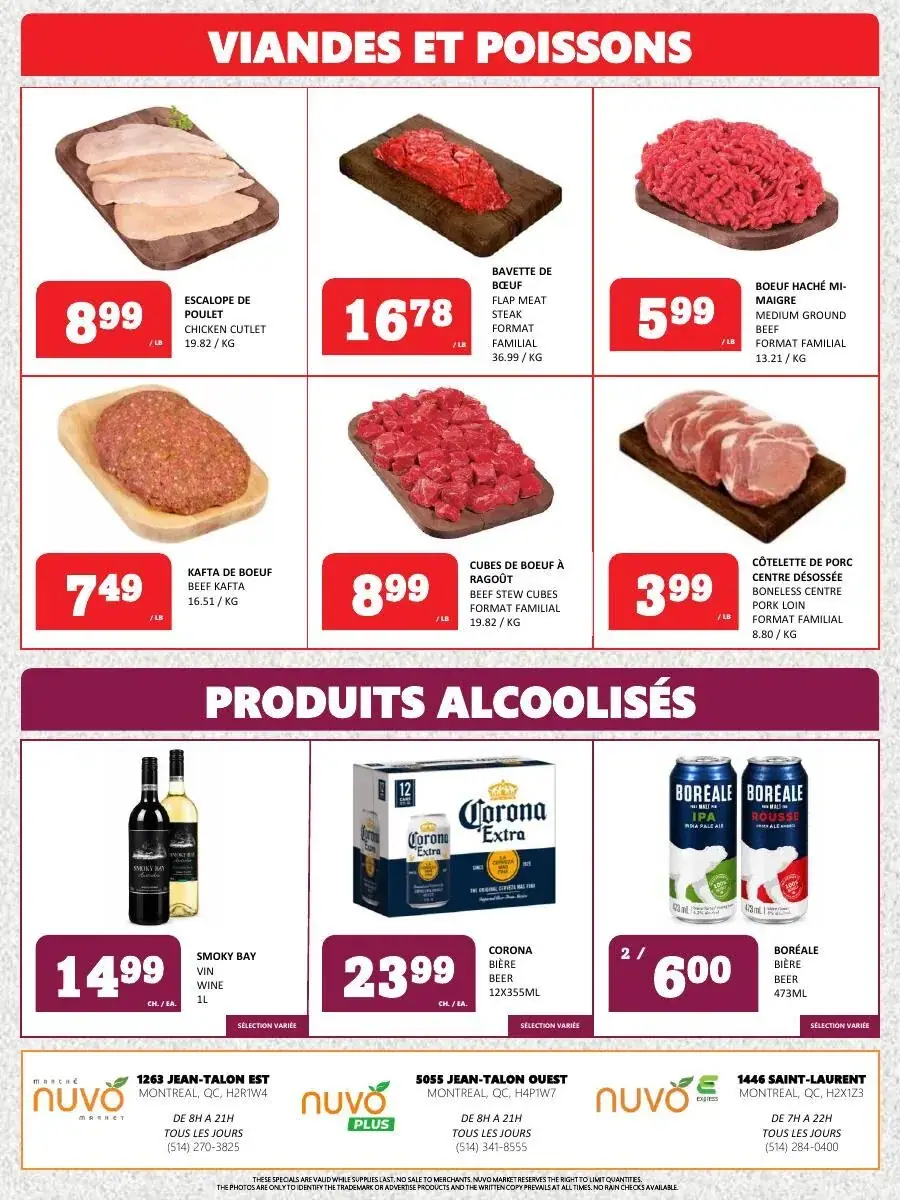 Page 4 du circulaire Marché Nuvo.