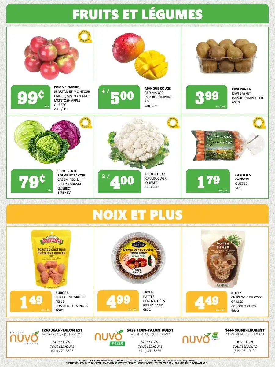 Page 6 du circulaire Marché Nuvo.