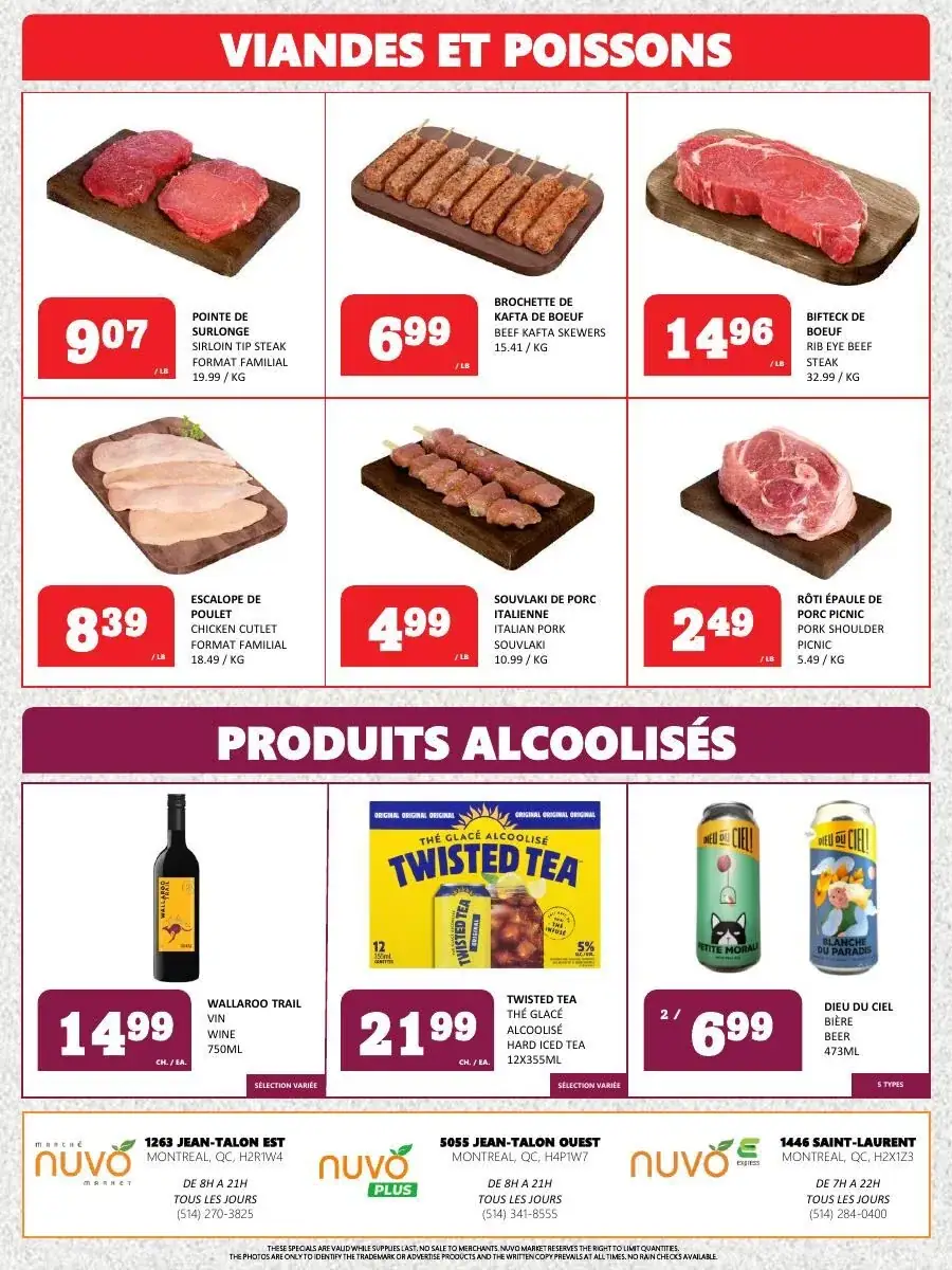 Page 4 du circulaire Marché Nuvo.