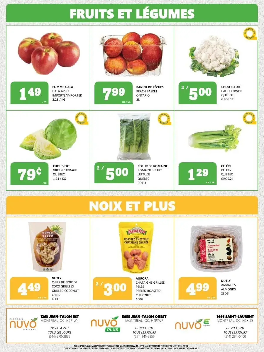Page 6 du circulaire Marché Nuvo.