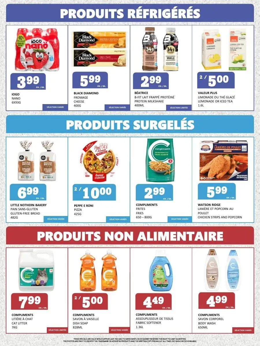Page 3 du circulaire Marché Nuvo.