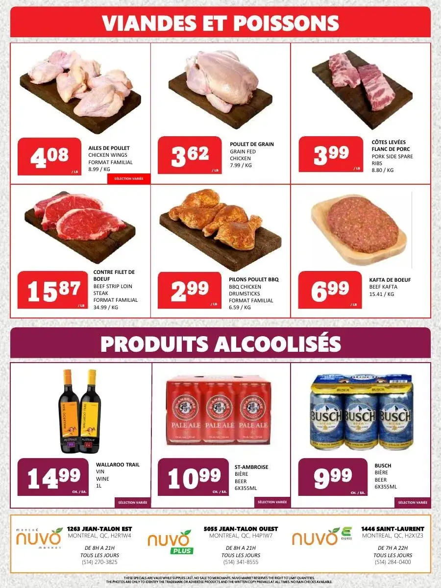 Page 4 du circulaire Marché Nuvo.