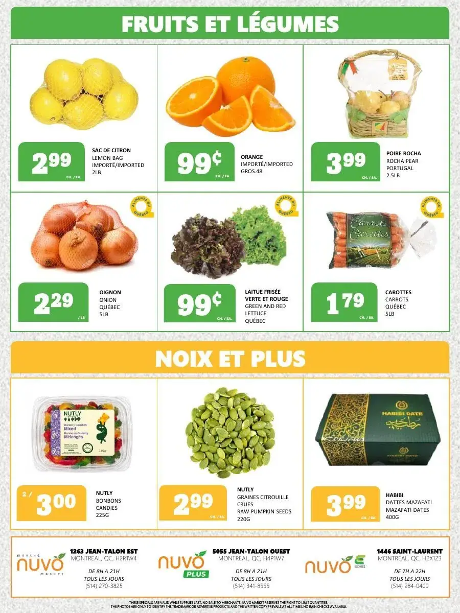 Page 6 du circulaire Marché Nuvo.
