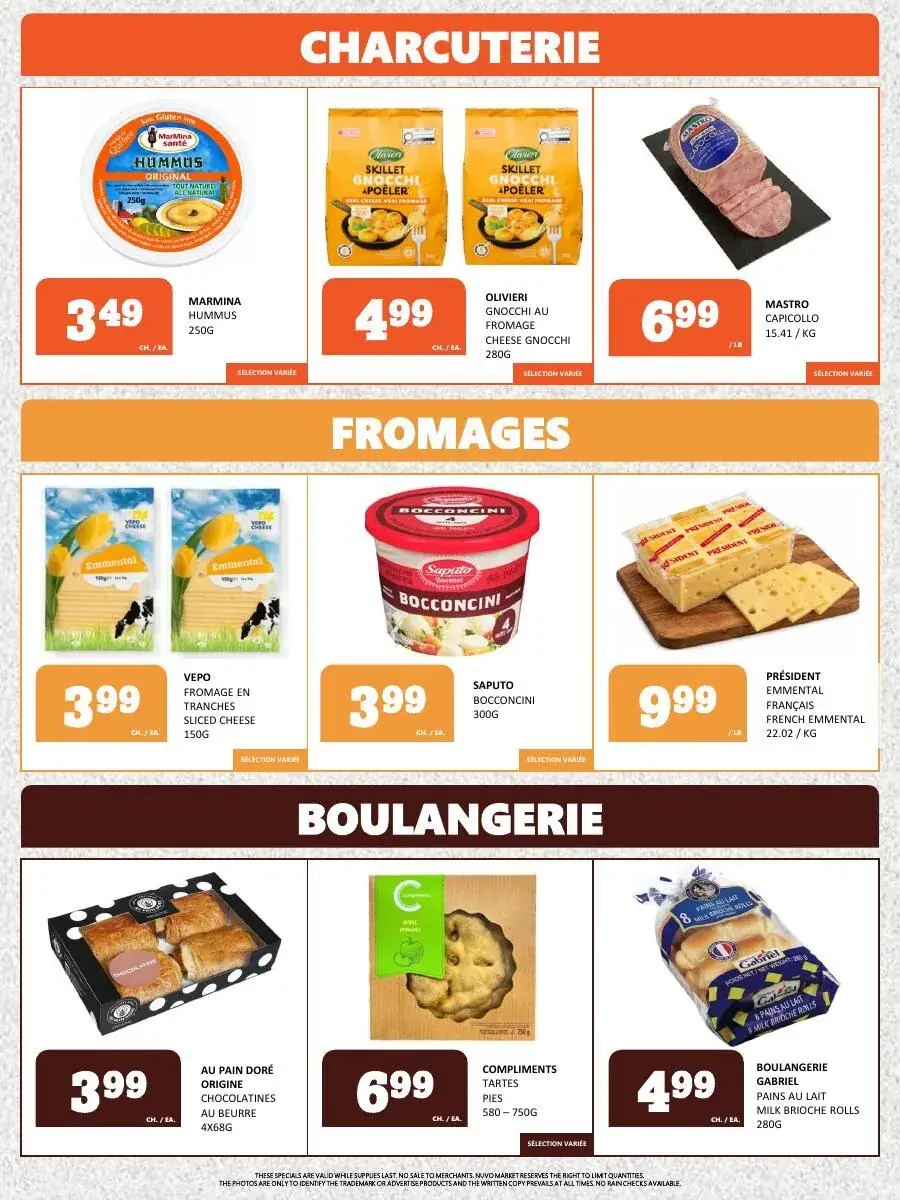 Page 5 du circulaire Marché Nuvo.