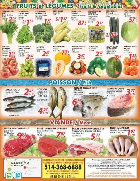 Page 4 du circulaire Marché Ocean Plus.