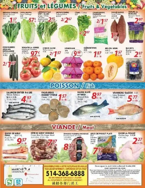 Page 4 du circulaire Marché Ocean Plus.