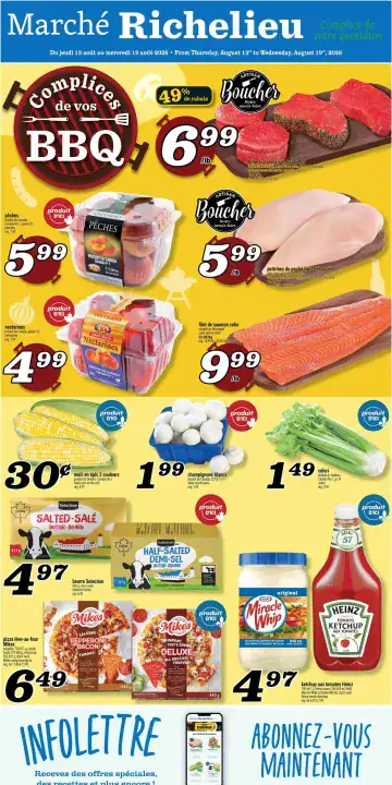 Aperçu de la Circulaire Marché Richelieu du 13 au 19 août 2026