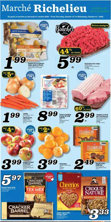 Aperçu de la Circulaire Marché Richelieu du 15 au 21 octobre 2026