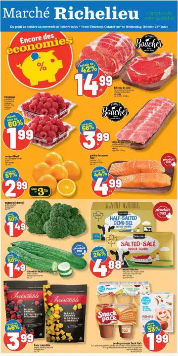 Aperçu de la Circulaire Marché Richelieu du 22 au 28 octobre 2026