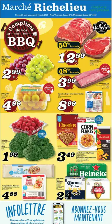Aperçu de la Circulaire Marché Richelieu du 6 au 12 août 2026