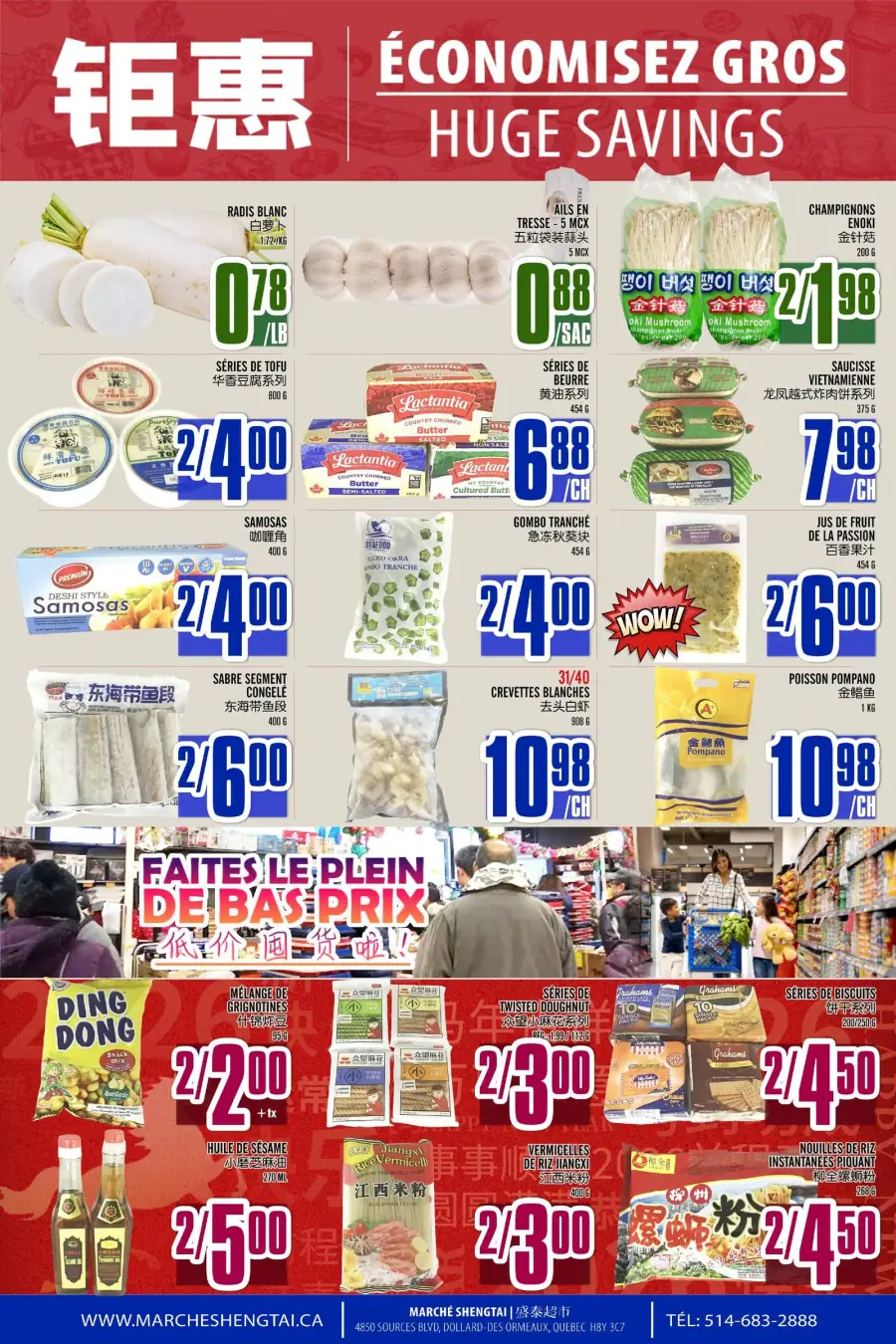 Page 2 du circulaire Marché Sheng Tai.